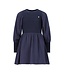 Like Flo winter jurk meisjes - navy blauw - Maya - geweven - ballonmouwen - rib