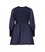 Like Flo winter jurk meisjes - navy blauw - Maya - geweven - ballonmouwen - rib