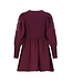 Like Flo winter jurk meisjes - rood - Maya - geweven - ballonmouwen - rib