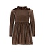 Like Flo winter jurk meisjes - bruin - Mara - knopen op mouw