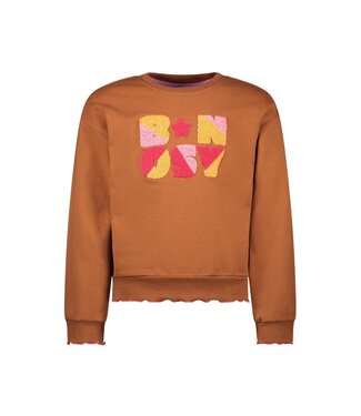 B.Nosy winter sweater meisjes - bruin - Sue