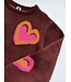 B.Nosy winter sweater meisjes - bruin -Khloe - gebreid, jacquard
