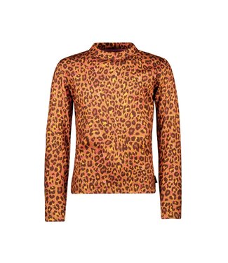 B.Nosy winter top meisjes - bruin - Toscha - print