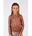 B.Nosy winter top meisjes - bruin - Toscha - print