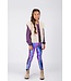 B.Nosy winter nep leren legging meisjes - paars - Luna