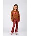B.Nosy winter flare broek meisjes - roze/bruin - Pepper - print