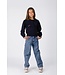B.Nosy winter cargo jeansbroek meisjes - blauw - Patty