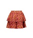 B.Nosy winter rok meisjes - roze/bruin - Ruth - 2 laagjes met print