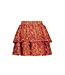 B.Nosy winter rok meisjes - roze/bruin - Ruth - 2 laagjes met print