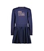 B.Nosy winter sweat jurk meisjes - navy blauw - Dasha - mesh rok