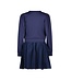 B.Nosy winter sweat jurk meisjes - navy blauw - Dasha - mesh rok