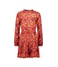 B.Nosy winter jurk meisjes - roze/bruin - Dalia - print