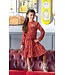B.Nosy winter jurk meisjes - roze/bruin - Dalia - print