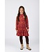 B.Nosy winter jurk meisjes - roze/bruin - Dalia - print