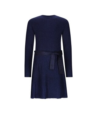 B.Nosy winter jurk meisjes - navy blauw - Dorotha - gebreid