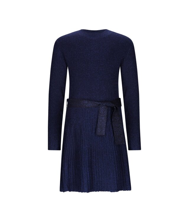 B.Nosy winter jurk meisjes - navy blauw - Dorotha - gebreid