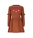B.Nosy winter sweat jurk meisjes - bruin - Dynia