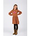 B.Nosy winter sweat jurk meisjes - bruin - Dynia