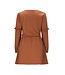 B.Nosy winter sweat jurk meisjes - bruin - Dynia