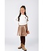 B.Nosy winter jurk meisjes - beige - Donia - metallic rok