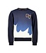 B.Nosy winter sweater jongens - navy blauw - Scott - print