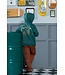B.Nosy winter hoodie jongens - groen - Sep