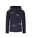 B.Nosy winter t-shirt jongens - navy blauw - Ted - capuchon/longsleeve