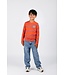 B.Nosy winter t-shirt jongens - rood - Tobias - gestreept/longsleeve