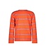 B.Nosy winter t-shirt jongens - rood - Tobias - gestreept/longsleeve
