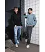 Rellix winter sweater jongens - zwart - rits, zak