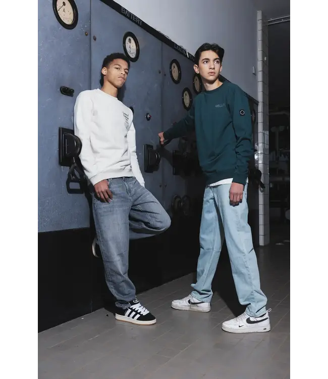 Rellix winter jeansbroek jongens - grijs - loose, wide fit