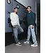 Rellix winter jeansbroek jongens - grijs - loose, wide fit