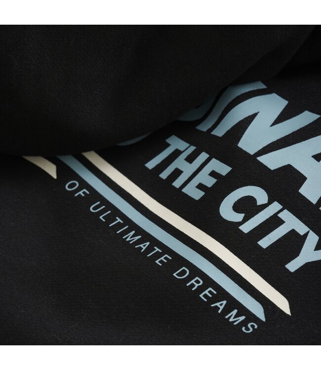 Rellix winter hoodie jongens - zwart - backprint