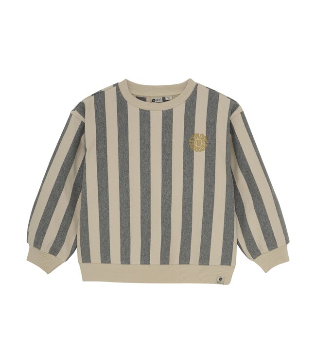 Daily7 winter sweater jongens - zand - oversized/strepen