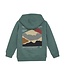 Daily7 winter hoodie jongens - blauw - backprint