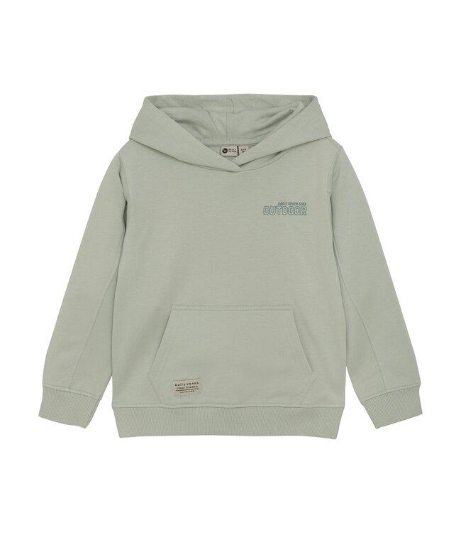 Daily7 winter hoodie jongens - groen - backprint