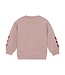 Daily7 winter sweater meisjes - roze - hart borduursel