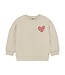 Daily7 winter sweater meisjes - zand - brushed backprint