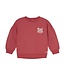 Daily7 winter sweater meisjes - rood - brushed print
