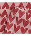 Daily7 winter flare broek meisjes - roze - hart