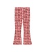 Daily7 winter flare broek meisjes - roze - hart