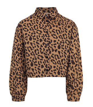 LOOXS 10sixteen winter blouse meisjes - bruin - luipaard