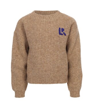 LOOXS 10sixteen winter trui meisjes - bruin - gebreid