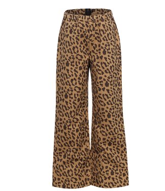 LOOXS 10sixteen winter broek meisjes - bruin - luipaard