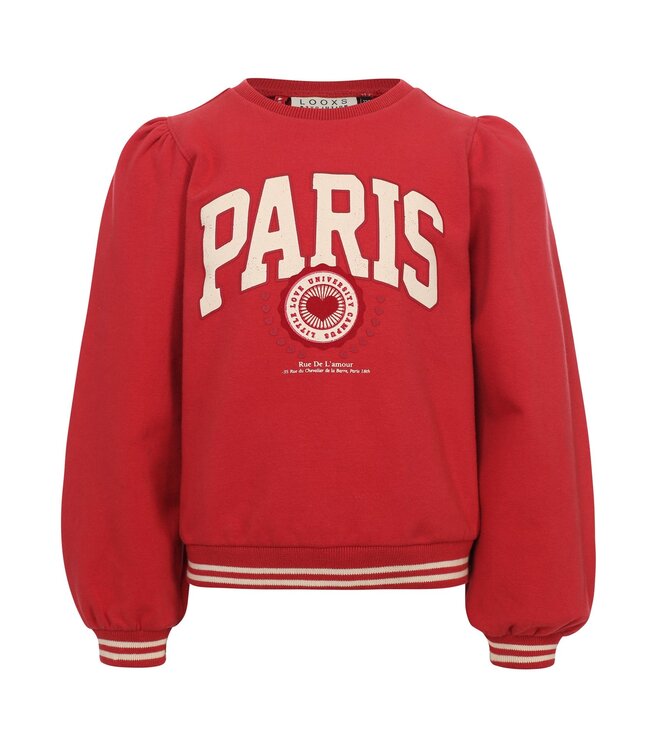 LOOXS Little winter sweater meisjes - rood