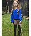 LOOXS Little winter sweater meisjes - blauw - lurex
