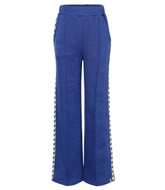 LOOXS Little winter broek meisjes - blauw - lurex