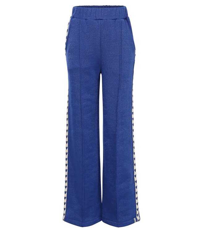 LOOXS Little winter broek meisjes - blauw - lurex