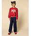 LOOXS Little winter denim wide leg broek meisjes - blauw - hart