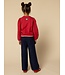LOOXS Little winter denim wide leg broek meisjes - blauw - hart